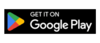 A black and white image of the google play store logo.